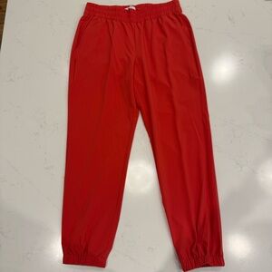 Banana Republic Sport Mid Rise Quick Dry UPF 50 Joggers : Coral : Small